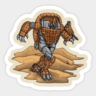 Wild Animal Fighter - Armordillo Sticker